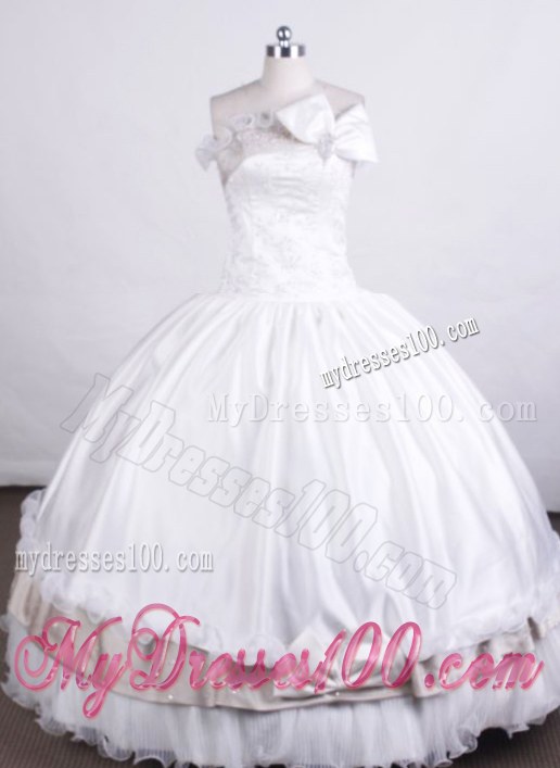 Bodice Tiers Sweet 16 Dresses Decorated by Beading Bowknot